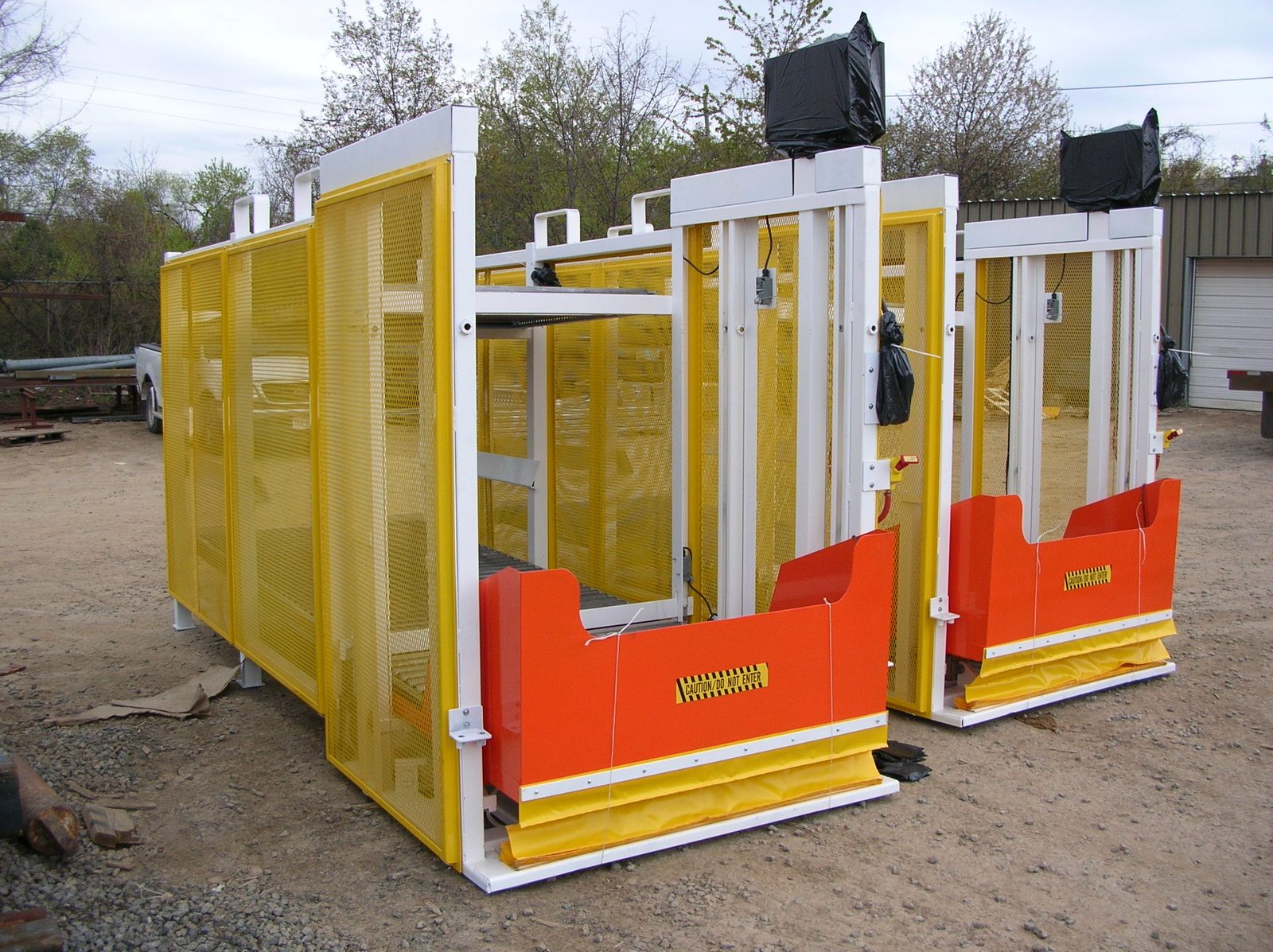 Tilter units for the automotive industry, fabricated by Dan's Welding & Fabricating in Burlington